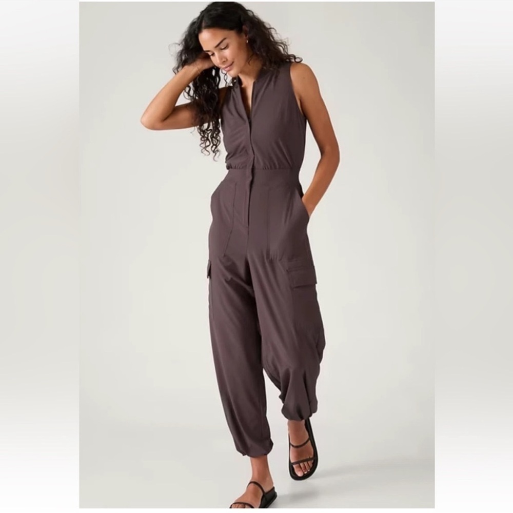 Athleta Brooklyn Cargo Jumpsuit